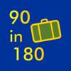 90 Days in Schengen Calculator Icon