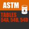 ASTM Tables: 54A, 54B, 54D Icon