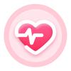 Blood pressure app:pulse track Icon