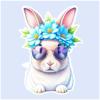 bunny greetings stickers Icon
