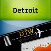 Detroit Airport (DTW) + Radar Icon
