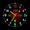 Digitale Neon-Nachtuhr Icon
