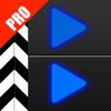 Doppelter Videoplayer Icon