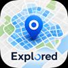 Explored: Places Visited Map Icon