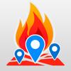 Fires Live Map, Alerts & Info Icon