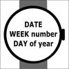 Full Date for Watch Icon