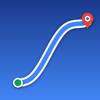GPX navigate with Google Maps Icon
