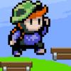Jump Kid Retro Icon