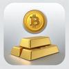 Live-Bitcoin-Gold-Silber-Preis Icon