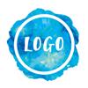 Logo Erstellen - Aquarell Logo Icon