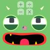 Monster calculator kid toddler Icon