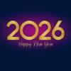 New Year Animated 2026 Icon