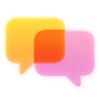 Overlap: Chat Analytics Icon