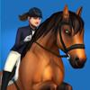 Pferde Springreiten Premium Icon