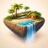 Pixel Islands: Schrittzaehler Icon