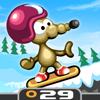 Rat On A Snowboard Icon