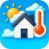 Room Temperature + Thermometer Icon