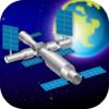 Satelliten-Tracker in AR Icon
