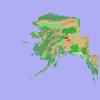 Scenic Map Alaska Icon