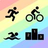 Simple Triathlon Log Icon