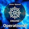 Slow speed. Operational Engine Icon