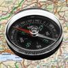 Swiss Map Compass Icon