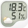 Thermometer: Digitales Zimmer Icon