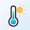 Thermometer f&uuml;r innen & Wetter Icon