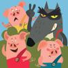 Three Little Pigs vs The Wolf Icon
