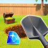 Treasure Hunt Digging Backyard Icon