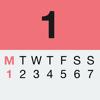 Wochennummern mit Widget Icon