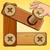 Wood Nuts & Bolts, Screw Icon