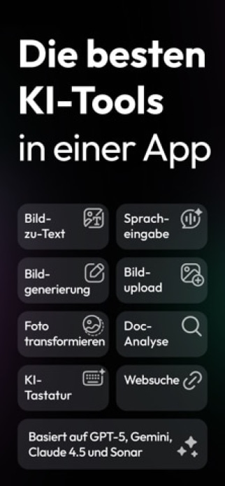 ChatOn - Deutsch-KI-Chatbot Smartphone-Screenshot