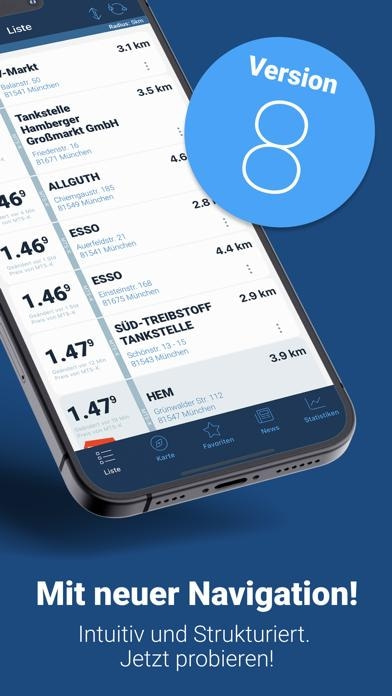 clever-tanken.de Smartphone-Screenshot