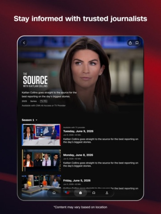 CNN: Live & Breaking News Tablet-Screenshot10