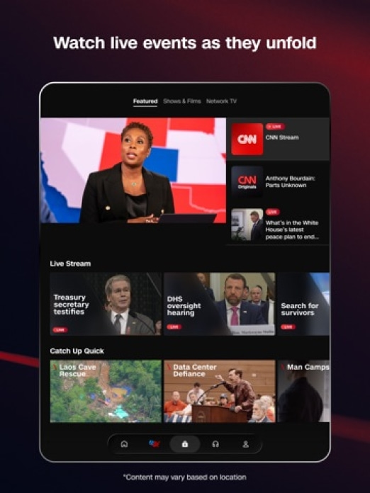CNN: Live & Breaking News Tablet-Screenshot4