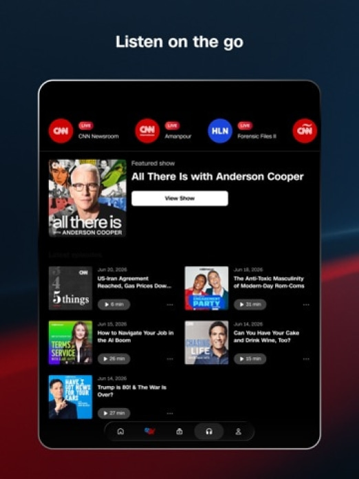 CNN: Live & Breaking News Tablet-Screenshot7
