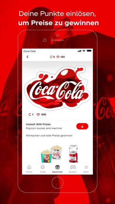 Coca-Cola: Spielen & Gewinnen Smartphone-Screenshot3