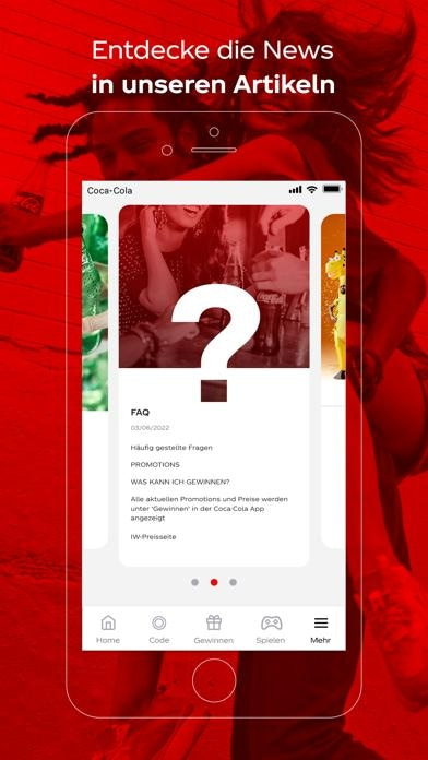Coca-Cola: Spielen & Gewinnen Smartphone-Screenshot7