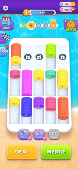Coin Sort Smartphone-Screenshot2