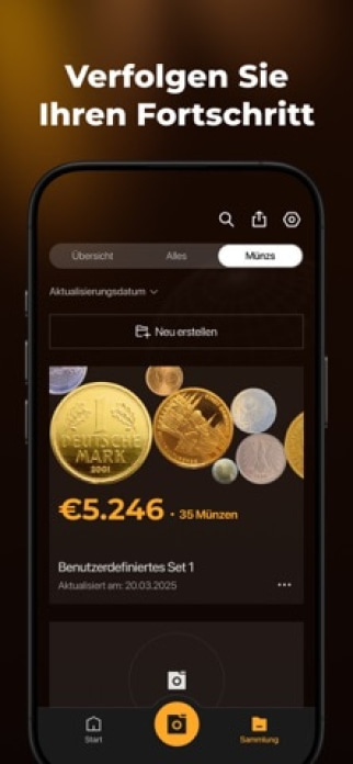 CoinSnap: Münzwert bestimmen Smartphone-Screenshot6