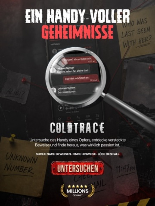 ColdTrace: Cold Case Mystery Tablet-Screenshot