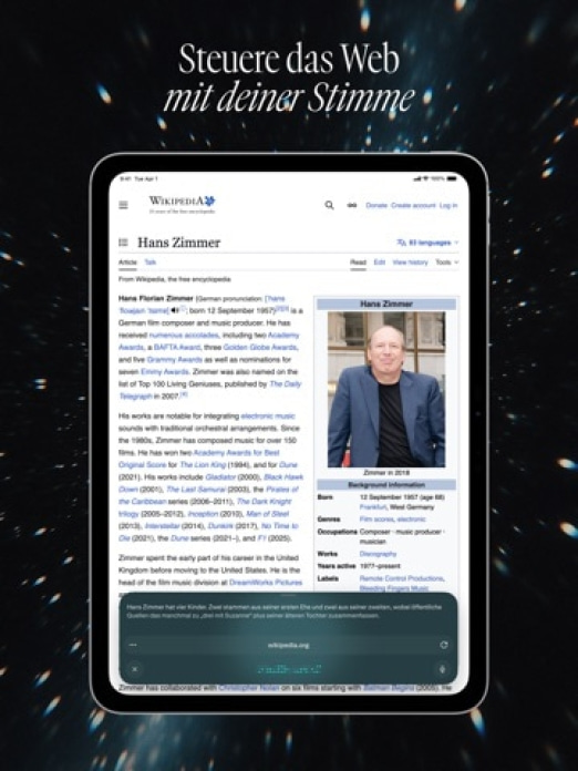 Comet - AI Browser & Assistant Tablet-Screenshot4
