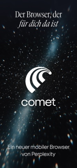 Comet - AI Browser & Assistant Smartphone-Screenshot