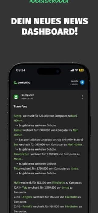 Comunio Smartphone-Screenshot5