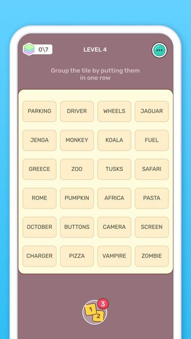 Connect Word - Wortspiele Smartphone-Screenshot