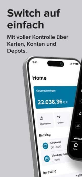 Consorsbank Smartphone-Screenshot