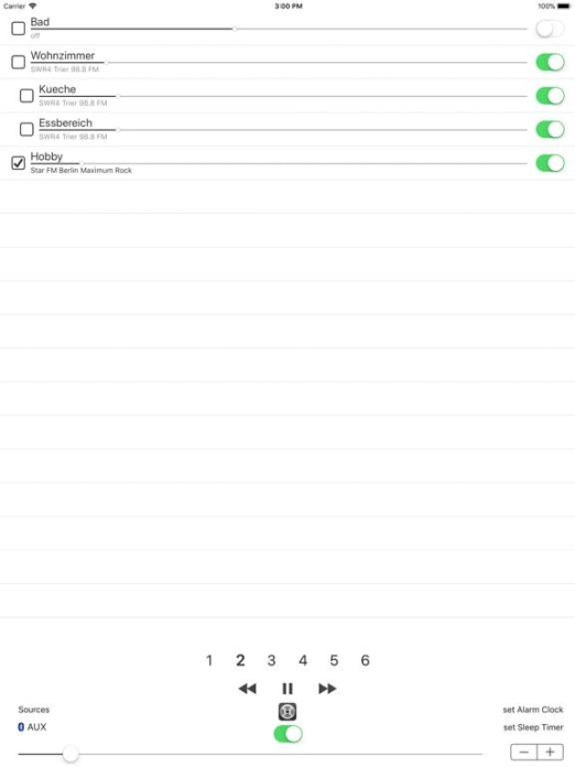 Controller 4 Bose SoundTouch Tablet-Screenshot