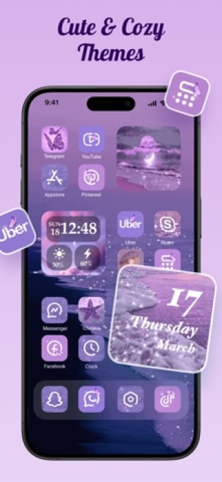 Coole KI Schriften: Text Skins Smartphone-Screenshot6