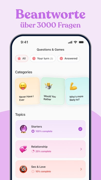 Couple Joy - Beziehungs-App Smartphone-Screenshot2